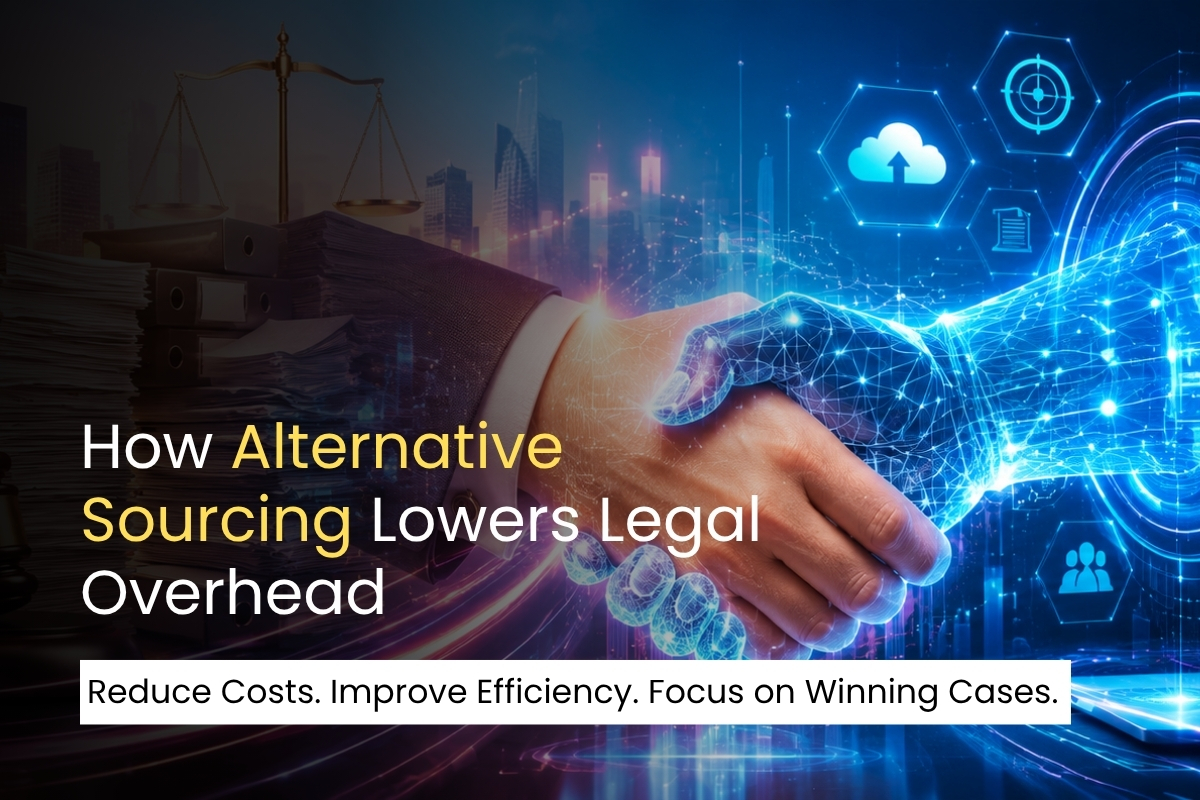 Alternative sourcing helping law firms reduce legal overhead through secure legal back-office support.